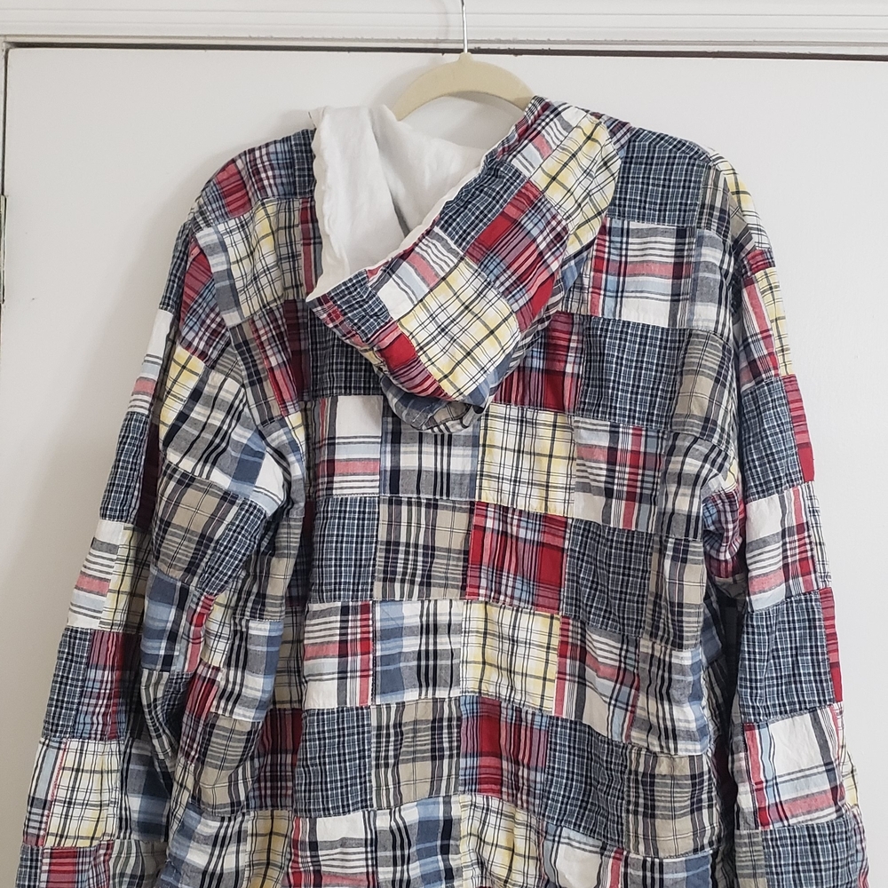 Serengeti Multicolor Plaid Patchwork Jacket See P… - image 3